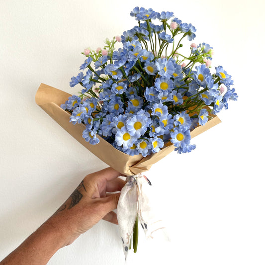 Blue Daisies Mini Bouquet